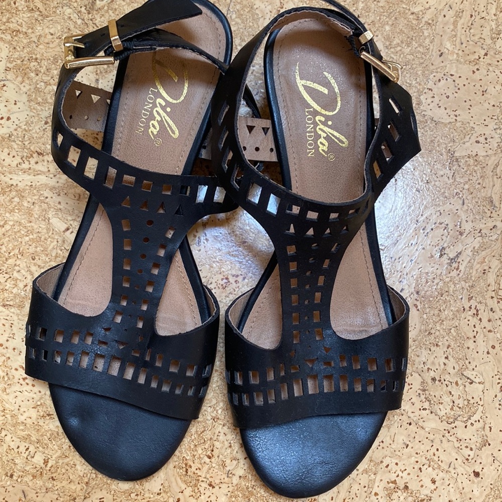 Diba London Black sandals 7.5